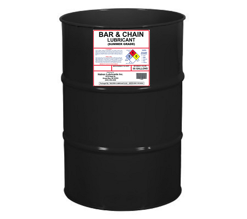 Premium Grade Bar & Chain Oil 40W Summer -  | Container: 55 Gallon Drum | Shipped as: 1 x 55 Gallon Drum