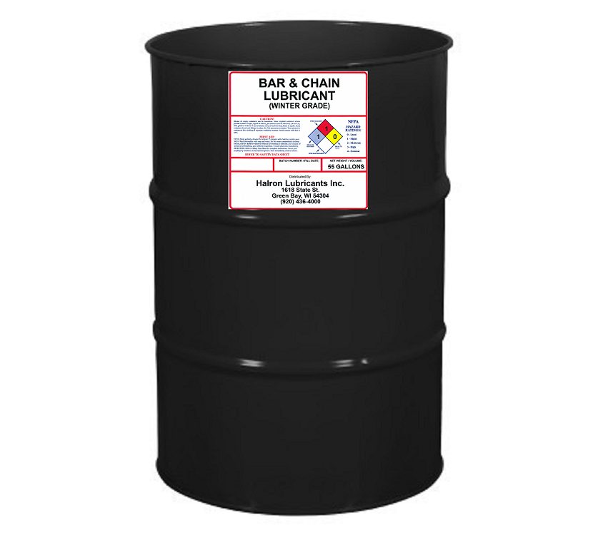 Premium Grade Bar & Chain Oil 20W Winter -  | Container: 55 Gallon Drum | Shipped as: 1 x 55 Gallon Drum