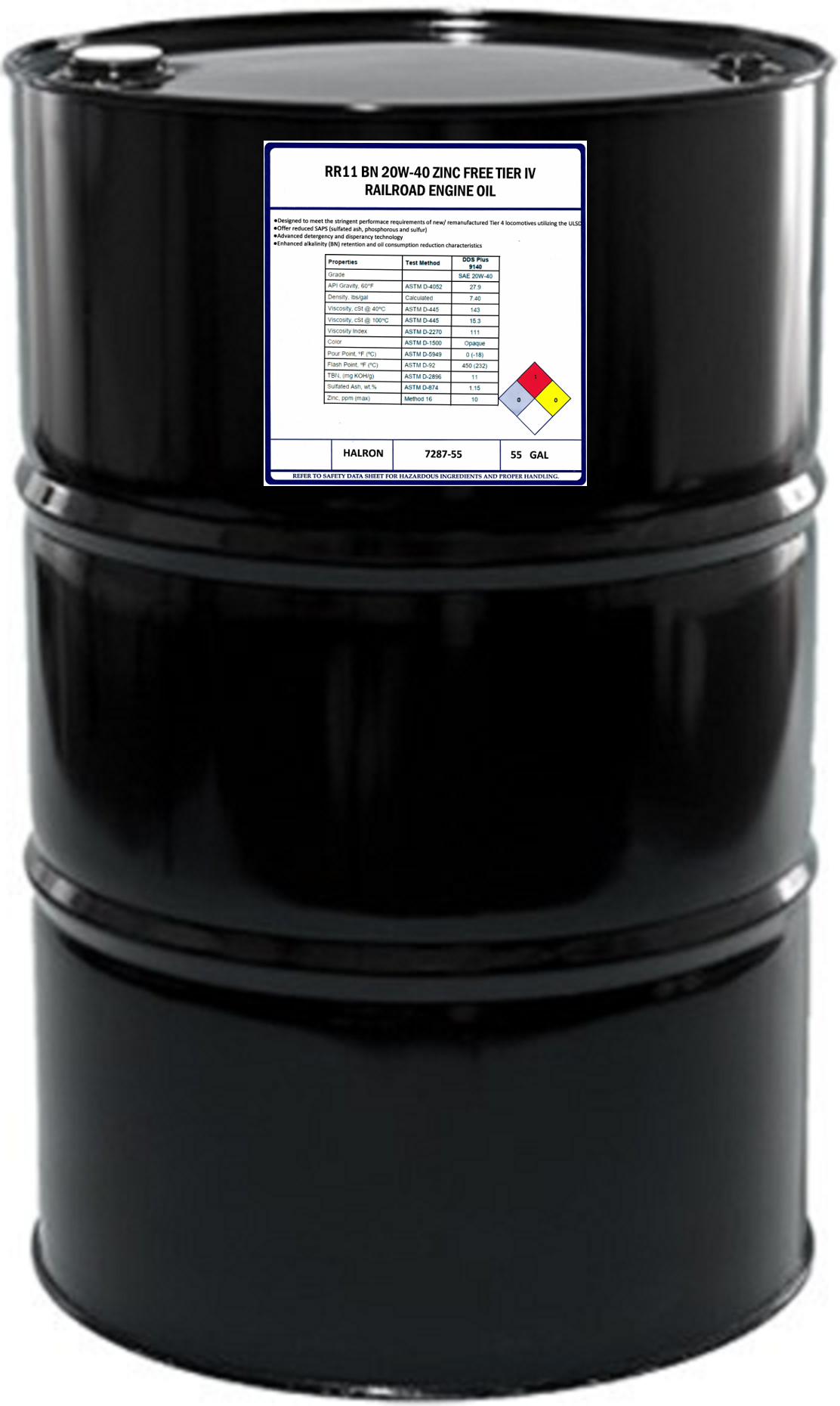 DDS Plus Railroad Engine Oil 20W-40 -  | Container: 55 Gallon Drum | Shipped as: 1 x 55 Gallon Drum