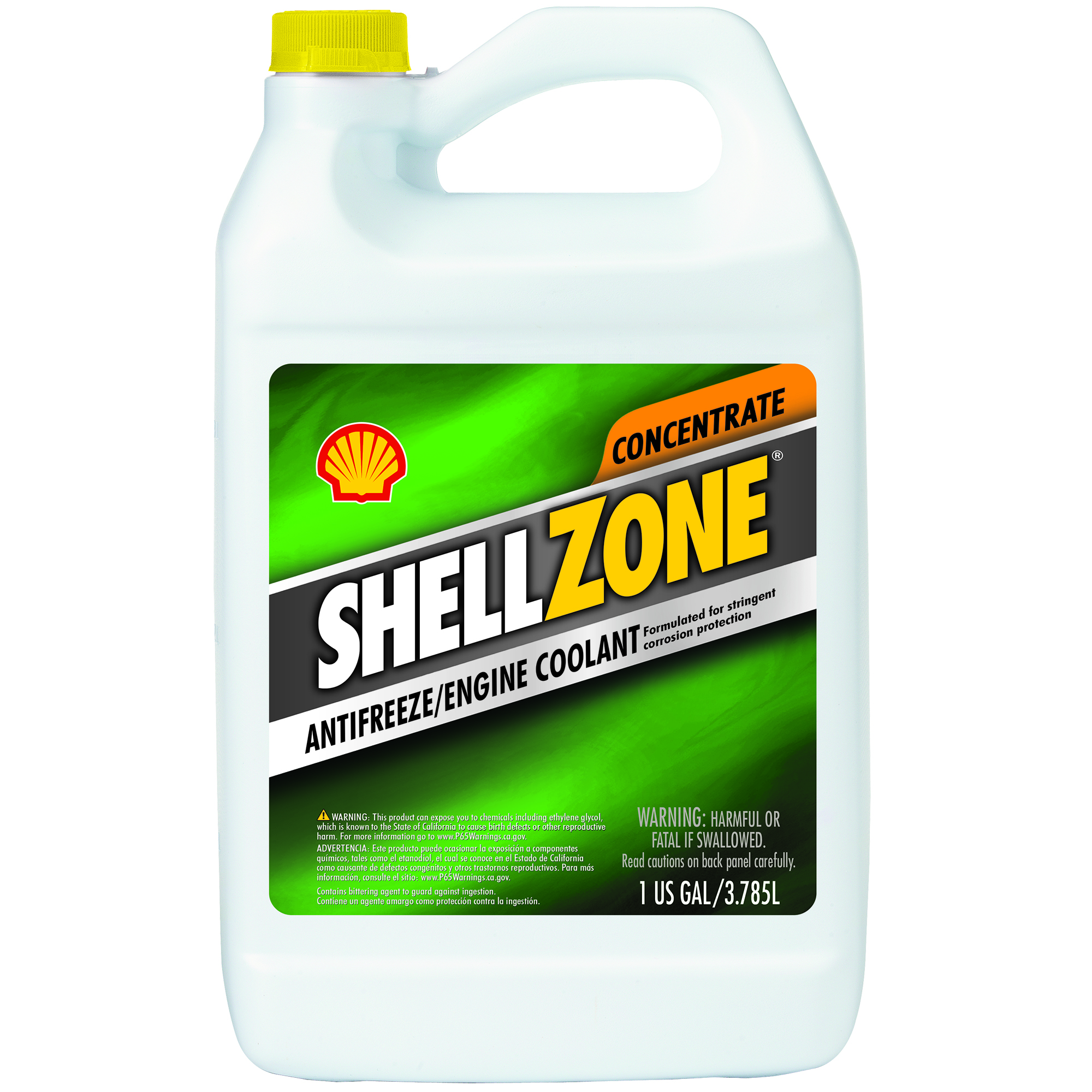 Shell ShellZone Antifreeze/Coolant   - Green | Container: 1 Gallon Jug | Shipped as: Case of 6 X 1 Gallon Jugs