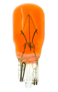 T2 3/4 WEDGE 14V.27A 1.5CP Natural Amber | Container: 1 Bulb | Shipped as: Case of 10 X 1 Bulbs