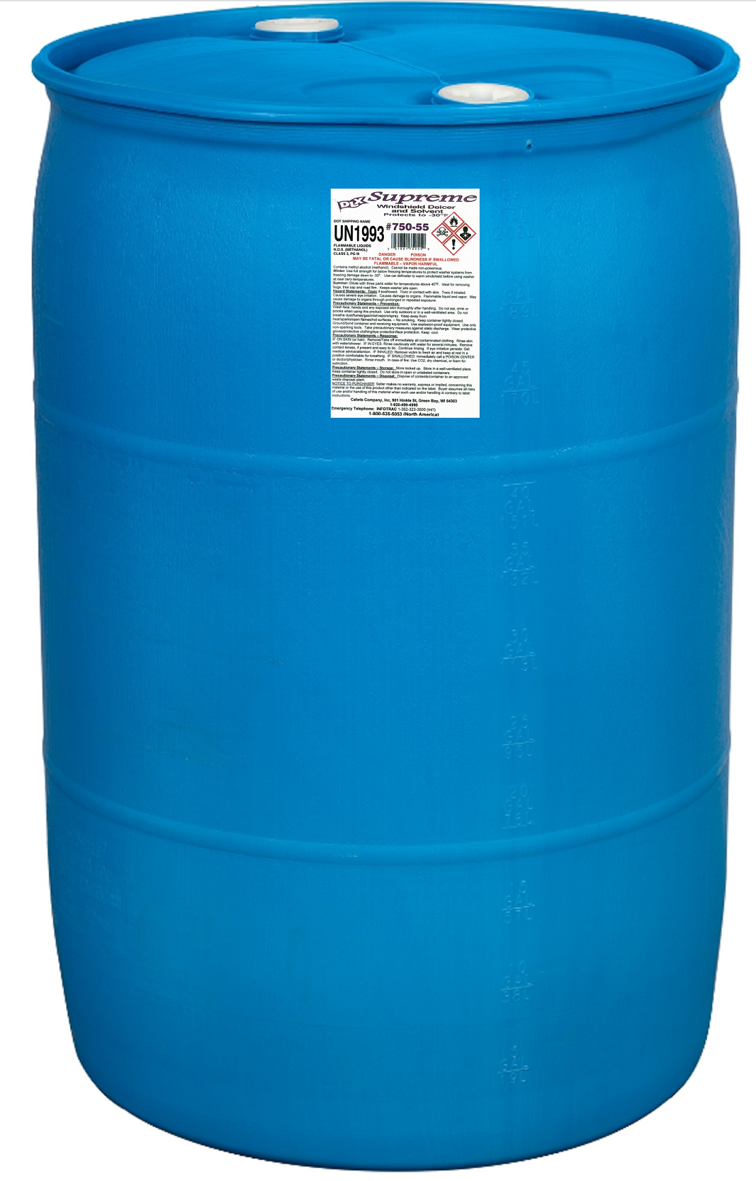 DLX Supreme Windshield De-Icer -30° - Purple | Container: 55 Gallon Drum | Shipped as: 1 x 55 Gallon Drum