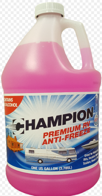 Champion -50 Premium RV Antifreeze - Pink | Container: 1 Gallon Jug | Shipped as: Case of 6 x 1 Gallon Jugs