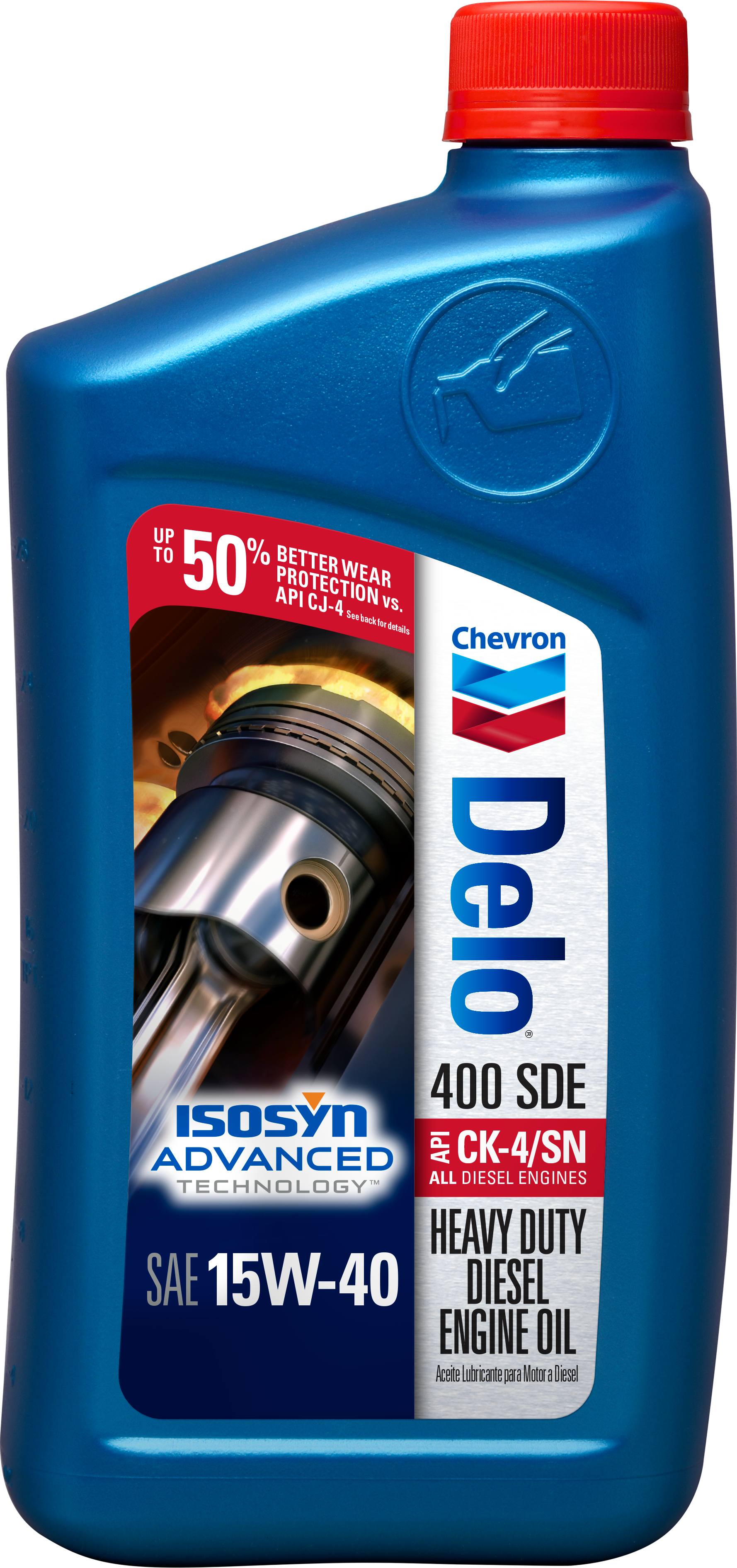 Chevron Delo 400 SDE SAE 15W-40   -  | Container: 1 Qt Bottle | Shipped as: Case of 12 X 1 Qt Bottles