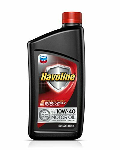 Chevron Havoline Motor Oil SAE 10W-40 -  | Container: 1 Qt Bottle | Shipped as: Case of 12 X 1 Qt Bottles