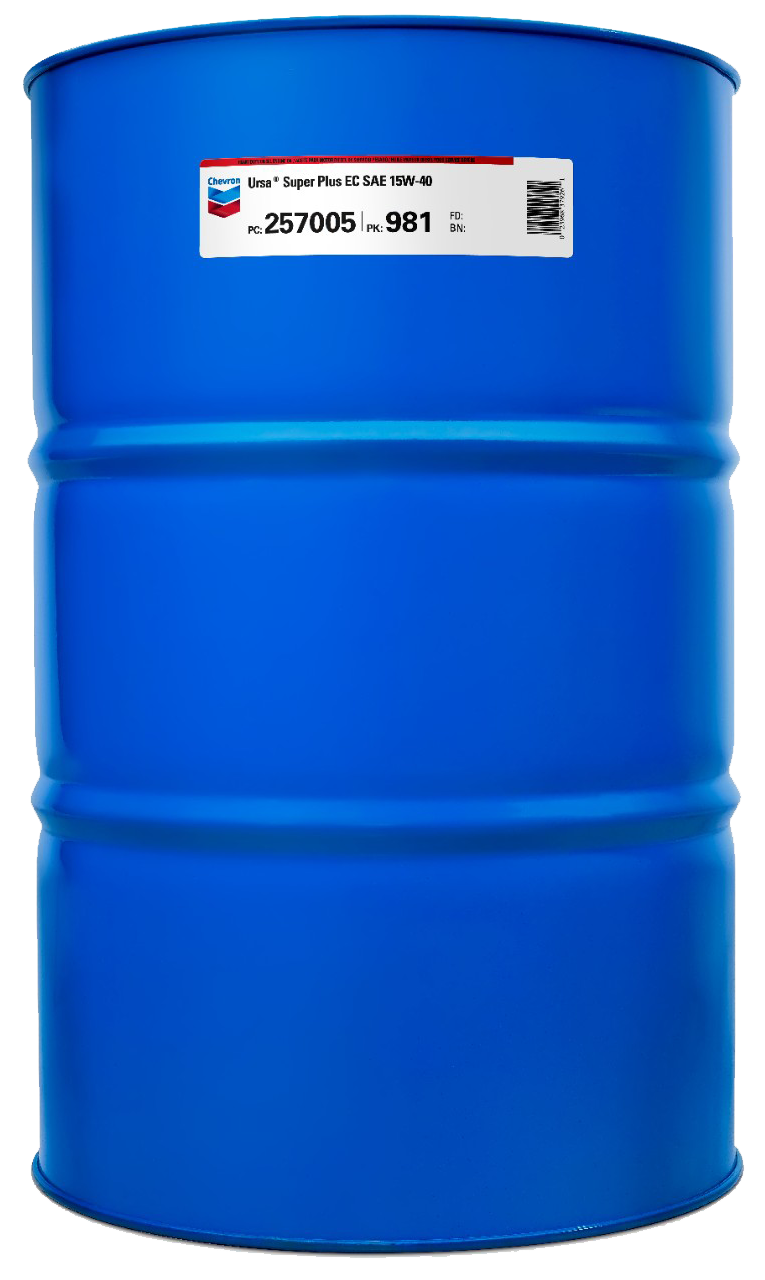 Chevron Ursa Super Plus EC SAE 15W-40   -  | Container: 55 Gallon Drum | Shipped as: 1 X 55 Gallon Drum