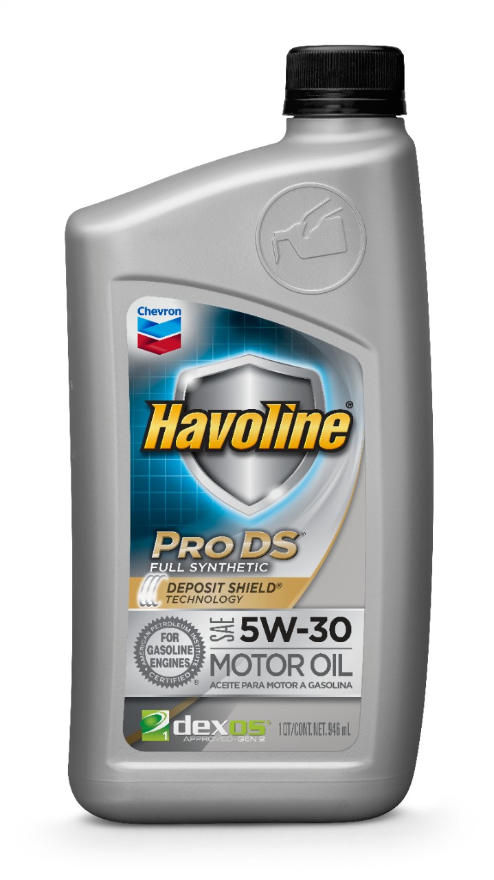 Chevron Havoline ProDS Full Synthetic Motor Oil SAE 5W-30   -  | Container: 1 Qt Bottle | Shipped as: Case of 6 X 1 Qt Bottles