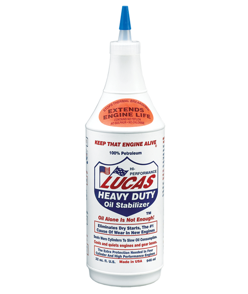 Lucas Heavy Duty Oil Stabilizer | Container: 1 Qt Bottle | Shipped as: Case of 12 X 1 Qt Bottles