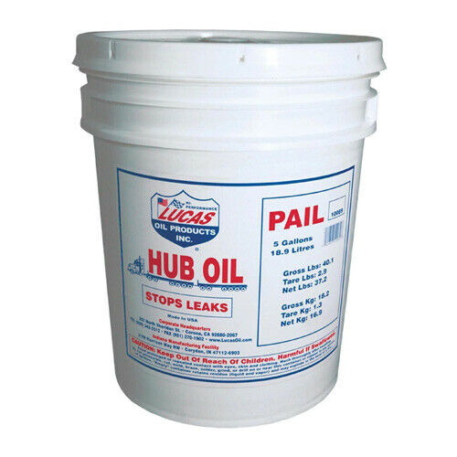 Lucas Hub Oil -  | Container: 5 Gallon Pail | Shipped as: 1 X 5 Gallon Pail