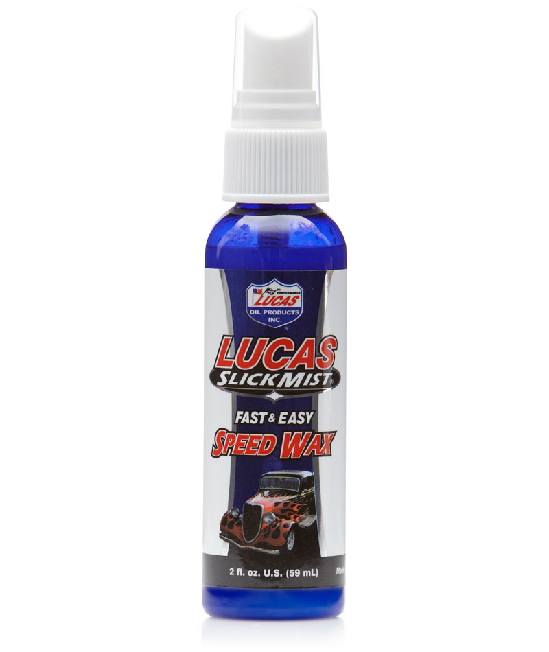 Lucas Slick Mist Speed Wax | Container: 2 oz Pump Bottle | Shipped as: Case of 20 X 2 oz Pump Bottles