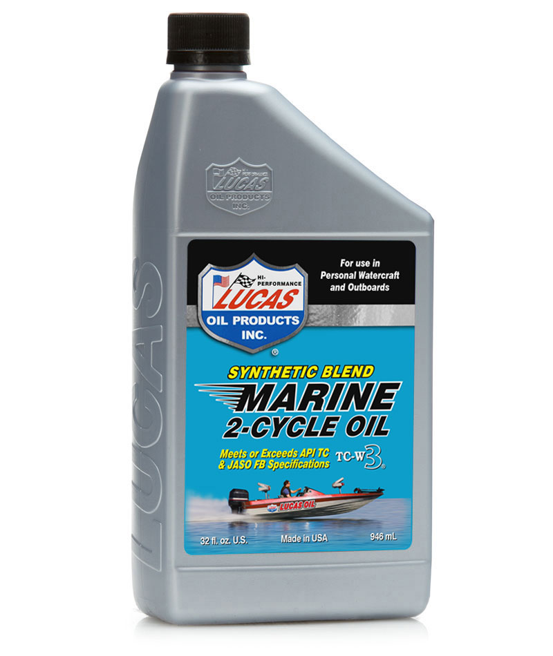 Lucas Synthetic Blend 2-Cycle Marine Oil -  | Container: 1 Qt Bottle | Shipped as: Case of 6 X 1 Qt Bottles