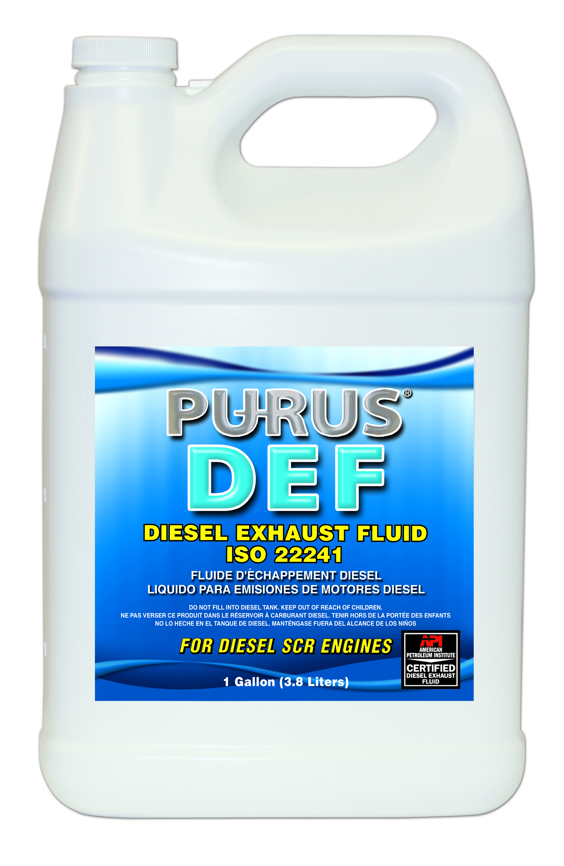 Purus Diesel Exhaust Fluid | Container: 1 Gallon Jug | Shipped as: Case of 4 x 1 Gallon Jug