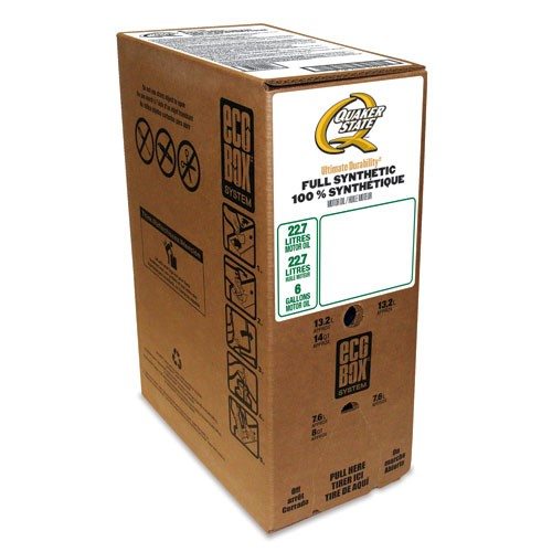 Quaker State® Full Synthetic Motor Oil SAE 5W-30 -  | Container: 24 Qt/6 Gallon Bag in Box | Shipped as: 1 X 24 Qt Ecobox