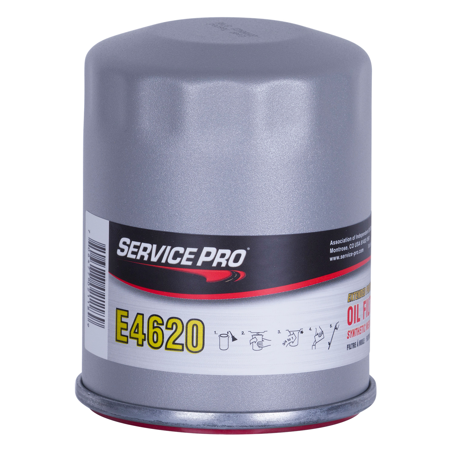 Service Pro Extended Protection Oil Filter E4620 | Container: 1 Each | Shipped as: Case of 6 X 1 Filters