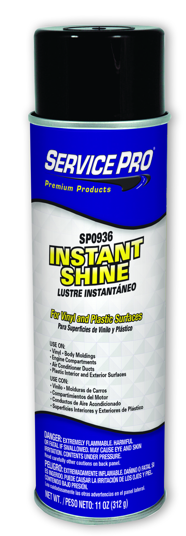 Service Pro Instant Shine | Container: 11 Oz Can | Shipped as: Case of 12 x 11 oz Can