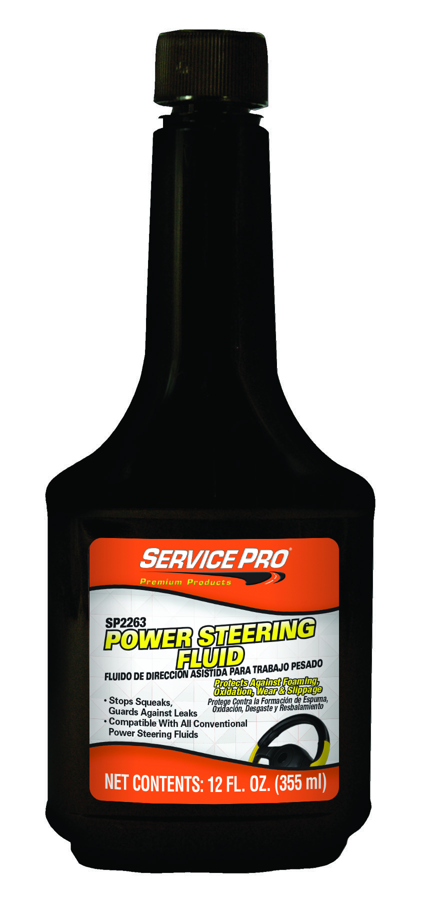 Service Pro Power Steering Fluid | Container: 12 Oz Bottle | Shipped as: Case of 12 x 12 oz Bottles