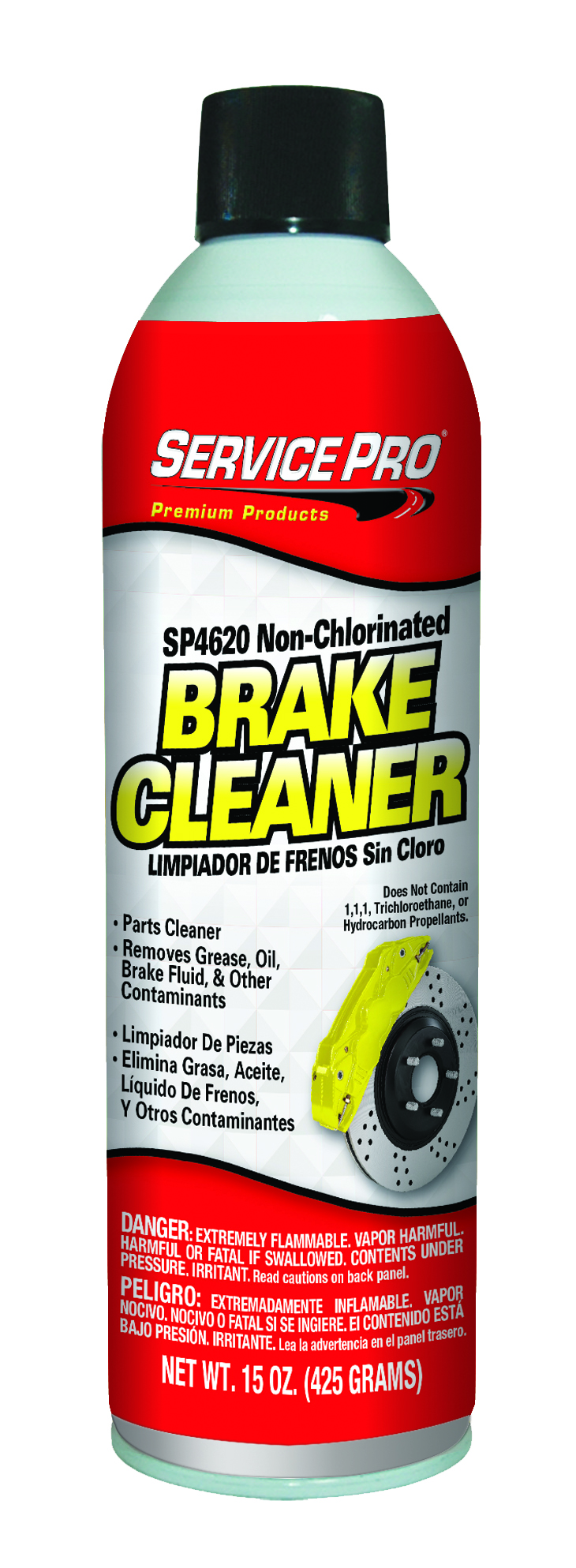 Service Pro Non-Chlorinated Brake Cleaner | Container: 15 Oz Can | Shipped as: Case of 12 x 15 oz Can