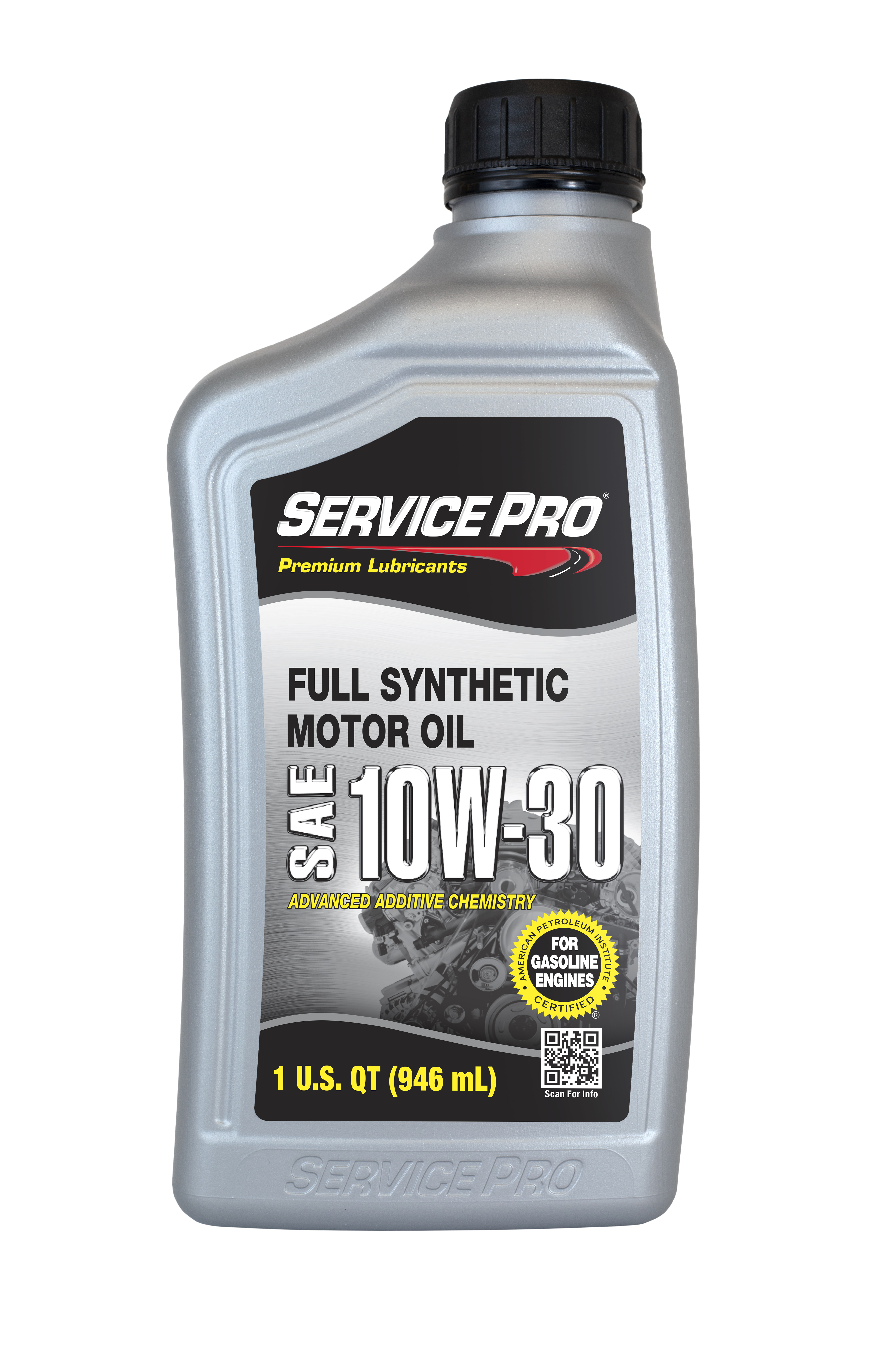 Service Pro Premium Full Synthetic 10W-30 Motor Oil -  | Container: 1 Qt Bottle | Shipped as: Case of 6 X 1 Qt Bottles