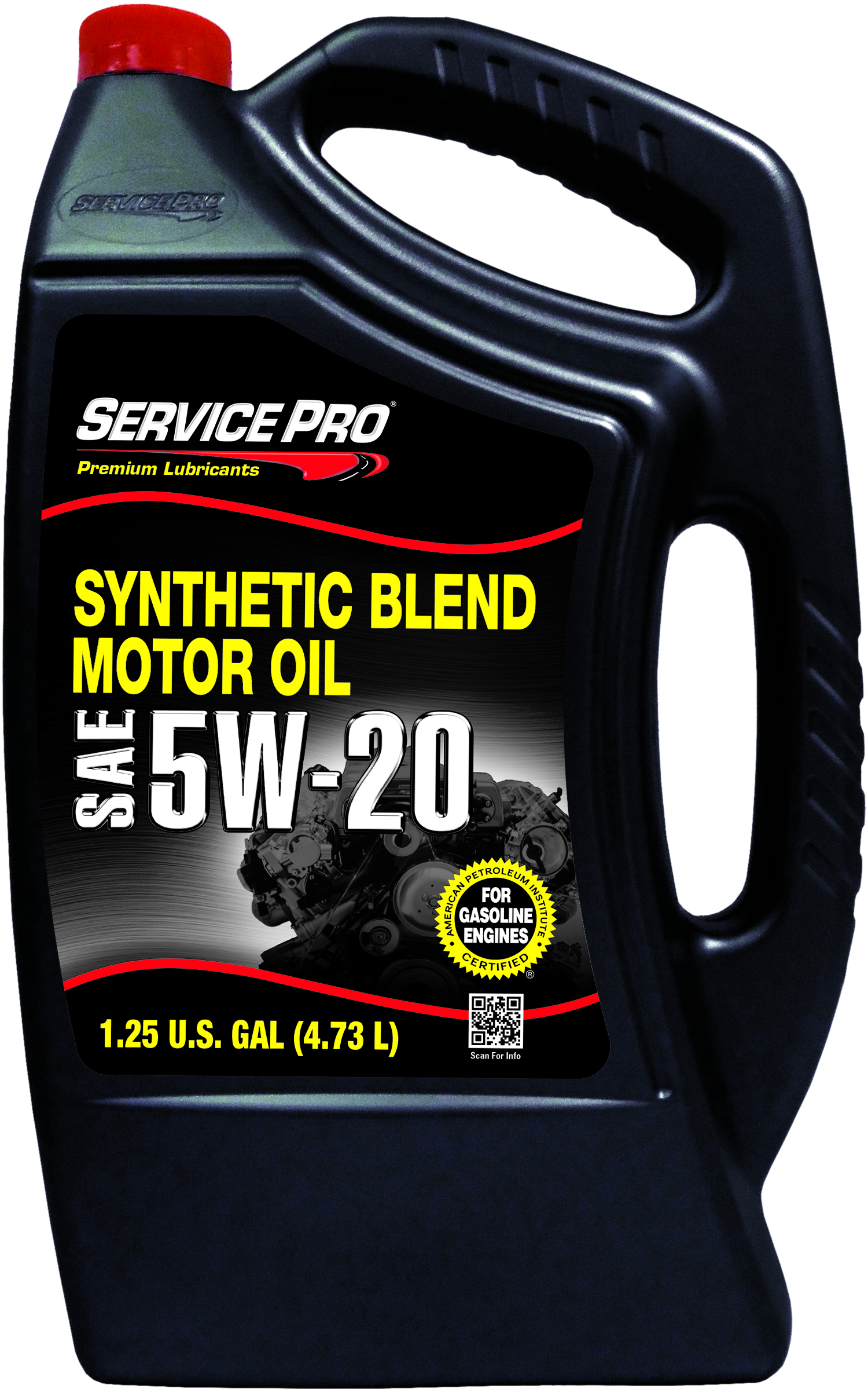 Service Pro Premium Synthetic Blend Motor Oil 5W-20 -  | Container: 5 Qt Jug | Shipped as: Case of 3 X 5 Qt Jugs