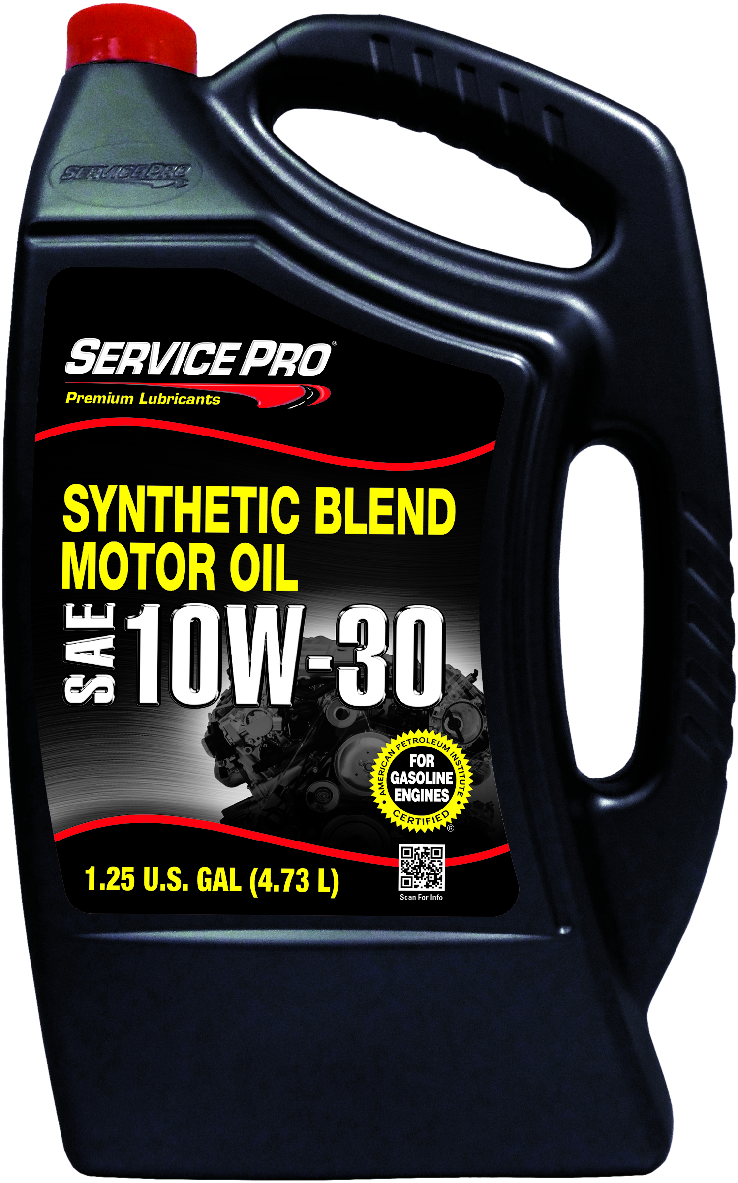 Service Pro Premium Synthetic Blend 10W-30 Motor Oil -  | Container: 5 Qt Jug | Shipped as: Case of 3 X 5 Qt Jugs