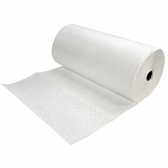 Spilfyter 32" x 150 ft. Standard White Oil-Only HW Absorbent Roll | Container: 150' Roll | Shipped as: 1 x 150' Roll