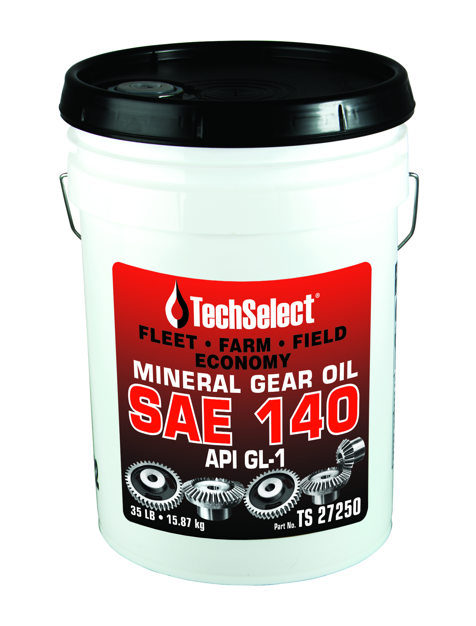 Tech Select 140 API GL-1 Mineral Gear Oil -  | Container: 35 lb Pail | Shipped as: 1 x 35 lb Pail