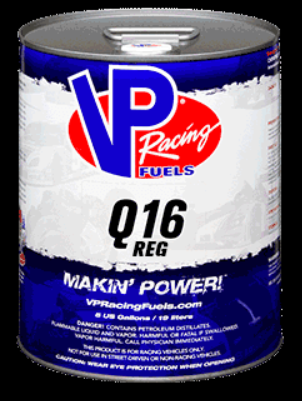 VP Q16 Leaded Oxygenated Racing Fuel | Container: 5 Gallon Pail | Shipped as: 1 x 5 Gallon Pail