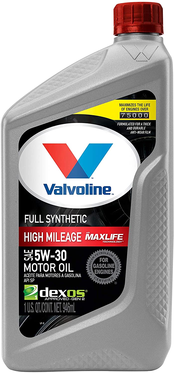 Valvoline™ Synthetic High Mileage Maxlife™ Technology Dexos 1 Gen2 Motor Oil SAE 5W-30 -  | Container: 1 Qt Bottle | Shipped as: Case of 6 X 1 Qt Bottles