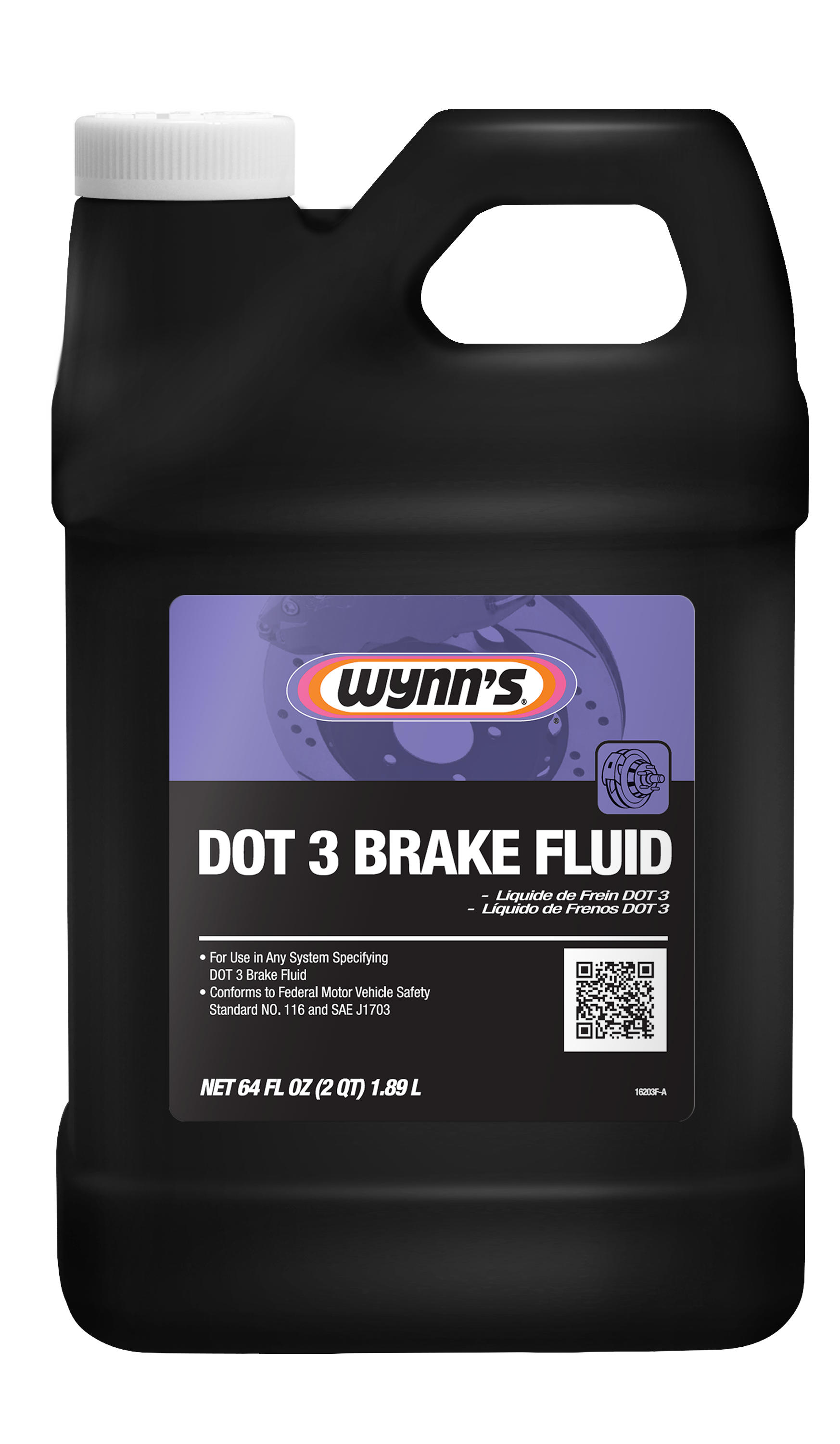 Wynn's Super HD DOT 3 Brake Fluid | Container: 64oz Jug | Shipped as: Case of 6 x 64oz Jug