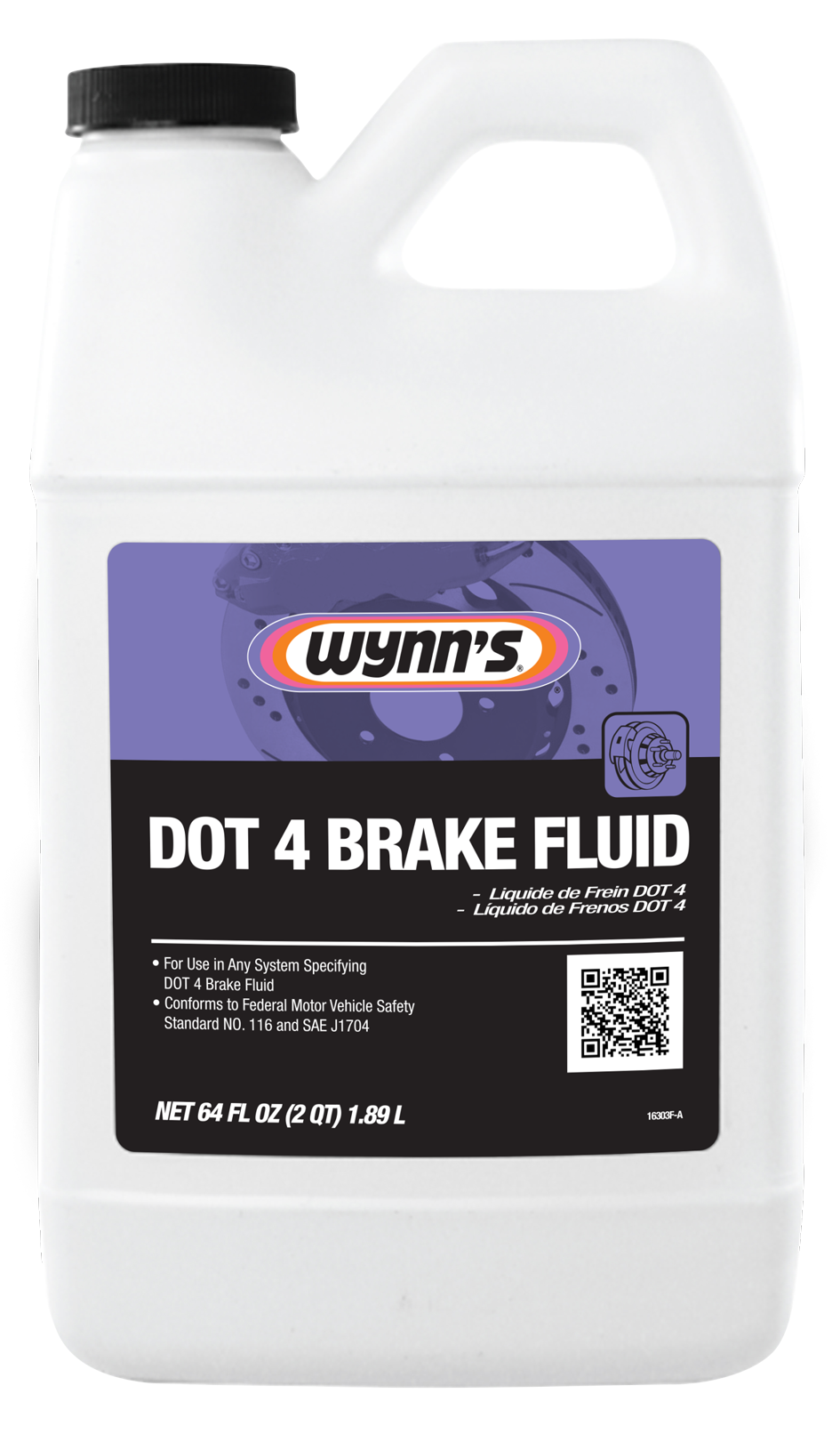 Wynn's Super HD DOT 4 Brake Fluid | Container: 64oz Jug | Shipped as: Case of 6 x 64oz Jug