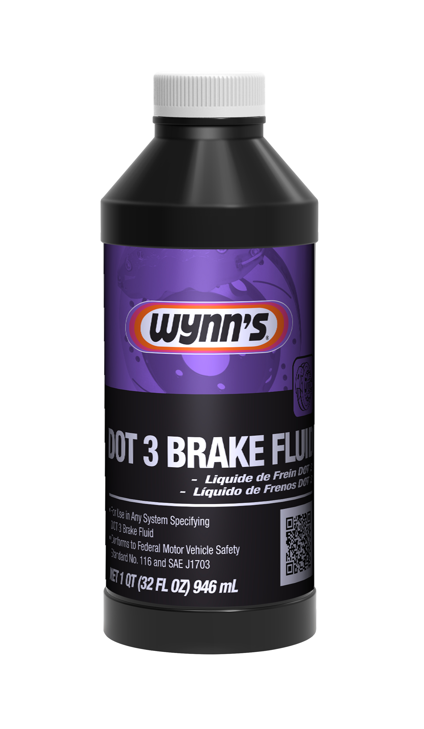 Wynn's Super HD DOT 3 Brake Fluid | Container: 32oz Bottle | Shipped as: Case of 12 x 32oz Bottles