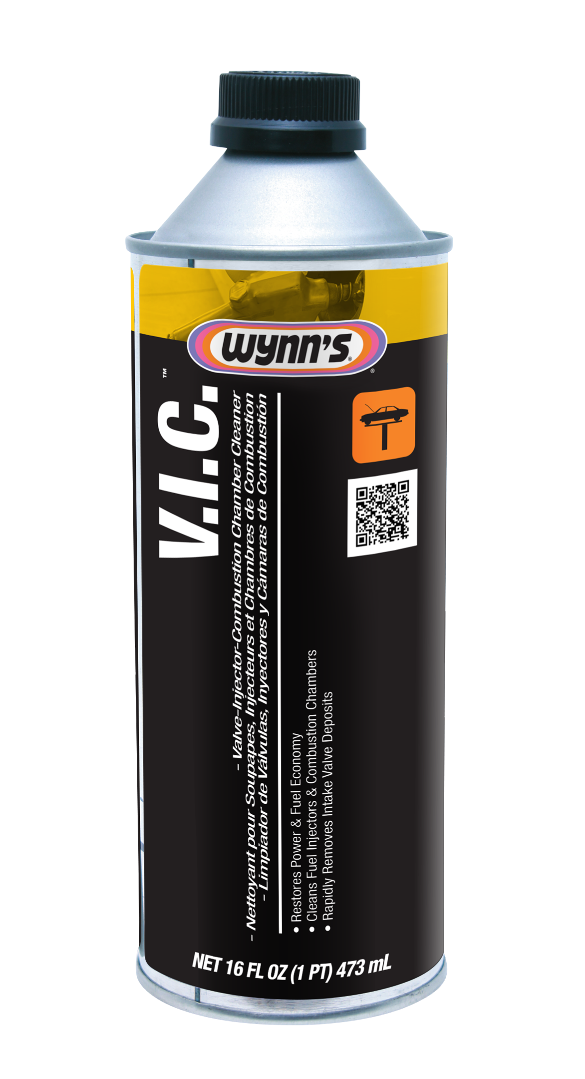 Wynn's V.I.C. Valve Injector Combustion Chamber Cleaner , Case of 12 x 16 Ounce Can, Amber | Container: 16oz Bottle | Shipped as: Case of 12 x 16oz Bottles