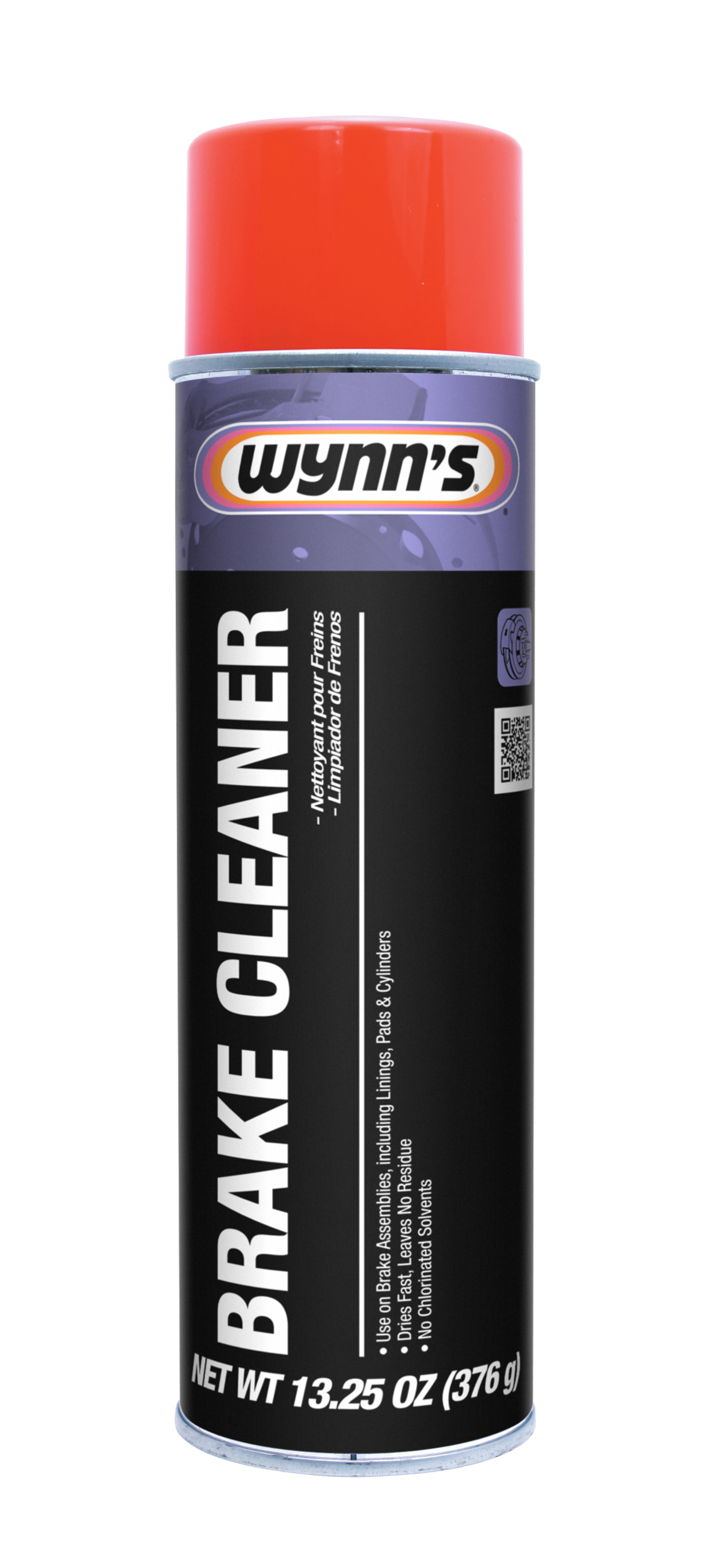 Wynn's Non-Chlorinated Brake Cleaner, Case of 12 x 13.25 Ounce Can, White | Container: 13.25oz Aerosol Spray Can | Shipped as: Case of 12 x 13.25oz Aerosol Spray Cans